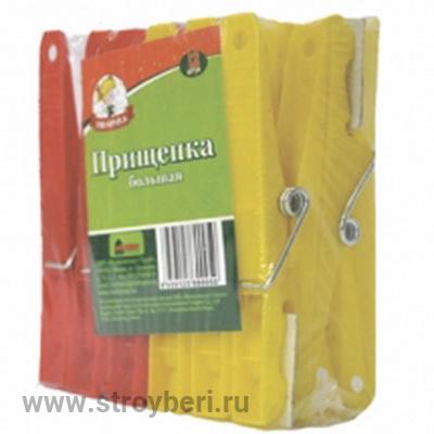Прищепки пластм. 6шт д/делик. 8,1см Умничка /120/ D0845-6