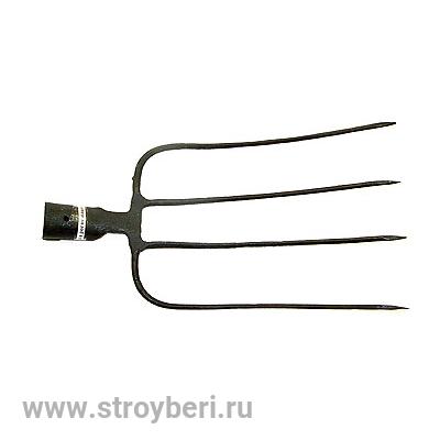 Вилы навозные кованные 4х рожковые /24/