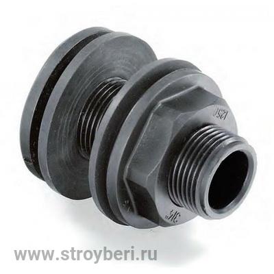 Врезка в бочку пластиковая, цвета в ассортименте 37-UVC