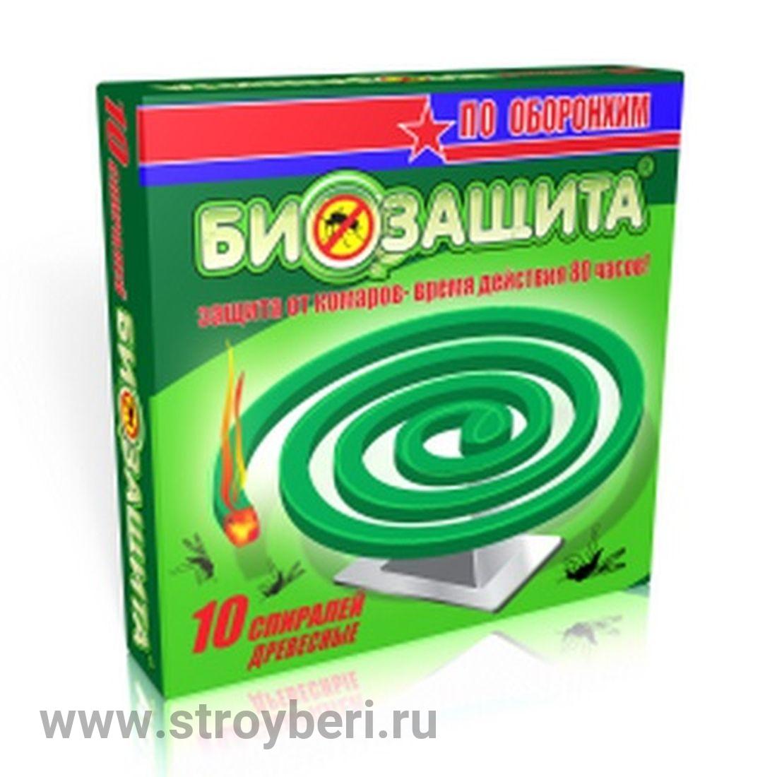 Спирали от комаров ОБОРОНХИМ 10шт 70часов/60/ O-110