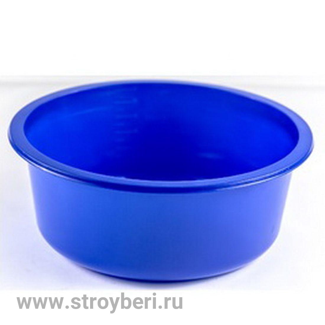 Таз пл 10л круглый микс /10/ 03024