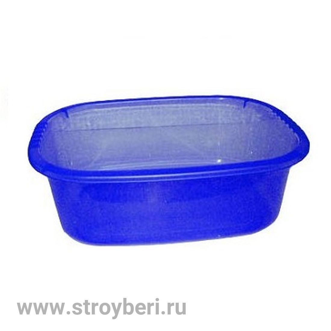 Таз пл 13л прямоугольный Бриг /30/ Бр.2.08