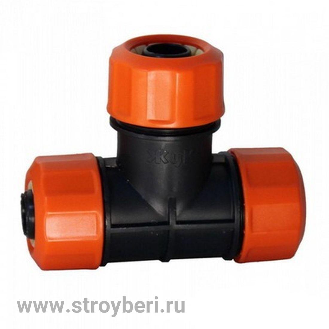 Тройник 3/4х3/4х3/4 цанговый ЖУК /25/150/ 4015-00