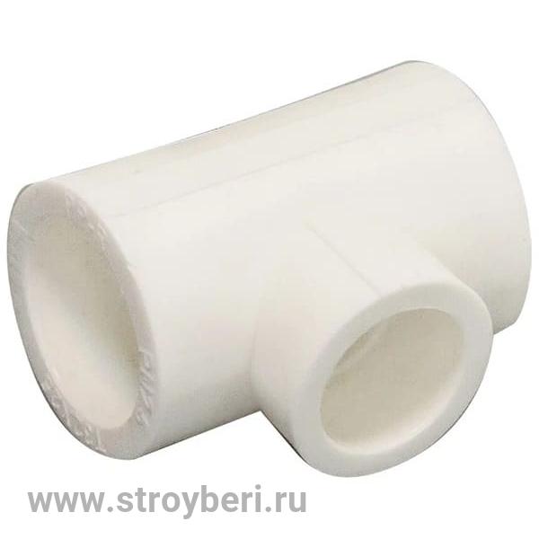 Тройник PPR белый перех 32х25