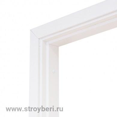 ОЛОВИ Дверная коробка 10х21 белая (с притвором)