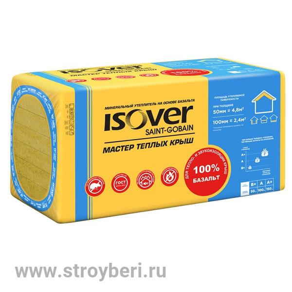 ИЗОВЕР МАСТЕР ТЕПЛЫХ КРЫШ-100/600x1000 (4шт/уп)