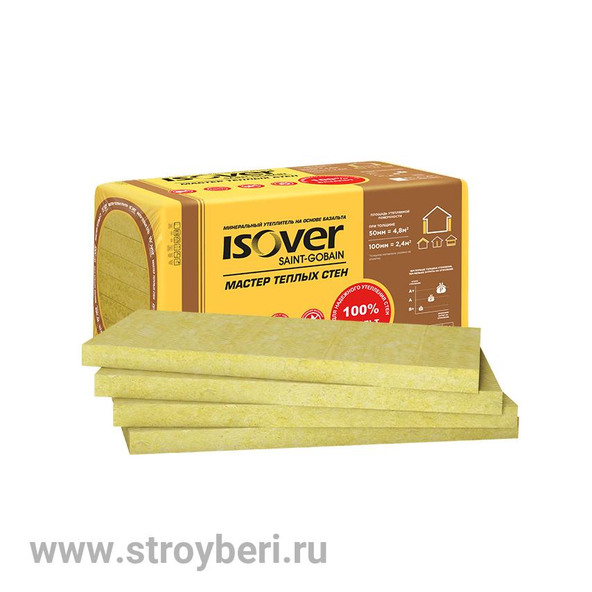 ИЗОВЕР МАСТЕР ТЕПЛЫХ СТЕН-100/600x1000 (4шт/уп)