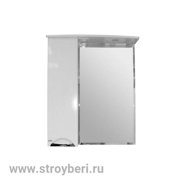 Шкаф навесной КАССИОПЕЯ левый с подсветкой (ПВХ)