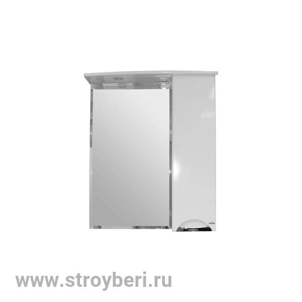 Шкаф навесной 'КАССИОПЕЯ' правый с подсветкой(ПВХ)