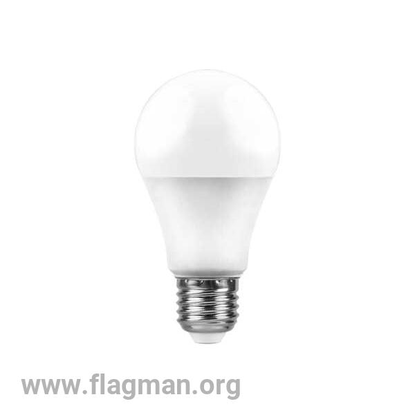 25490 Feron LB-93 E27 12W 6400K 1100Lm 230V A60 лампа светодиодная 118*60мм 1/10/100
