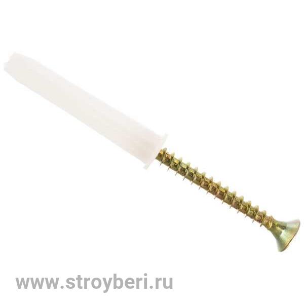 Дюбель-пробка с шурупом 6/35 (50) !