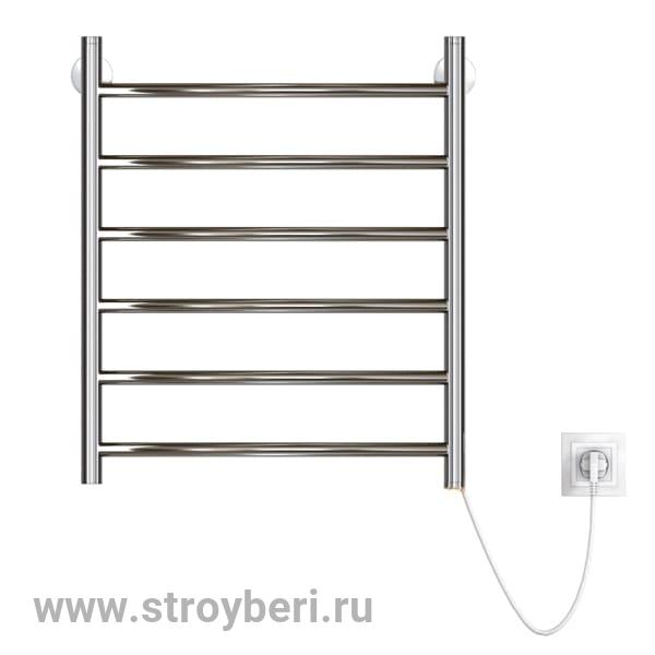 Полотенцесушитель электрический ЛЦ 60х50 6 перекл ДУГА правый (кнопочный выкл, 255 Вт) ZOX