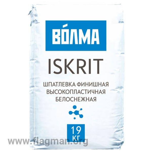Шпатлевка Волма-Искрит 19кг