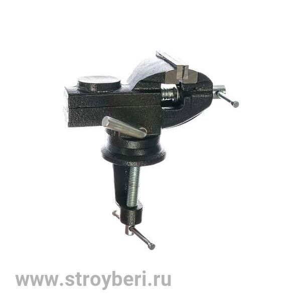 Тиски 60 мм слесарные с поворотным механизмом Top Tools