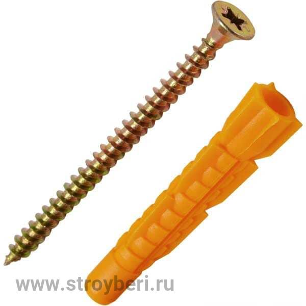 Набор крепления плинтусов U-FIX 8/72 (80) ЦБ