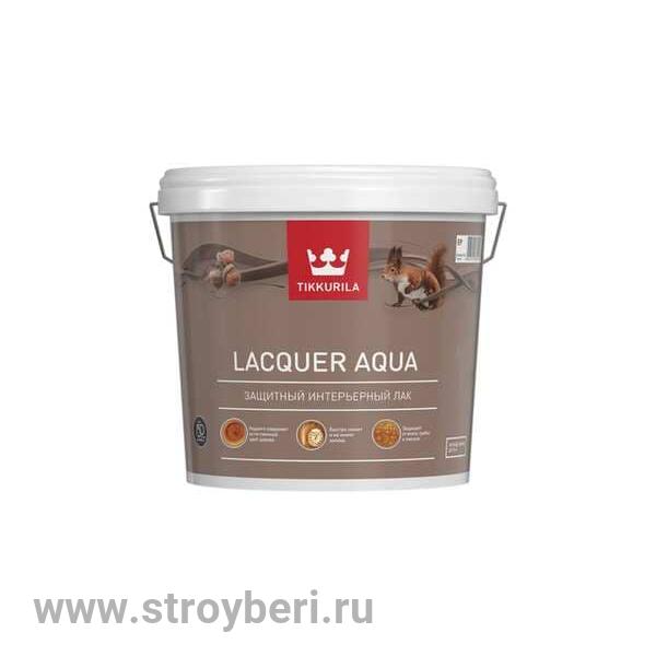 TIKKURILA LACQUER AQUA EP лак п/гл. 2.7л
