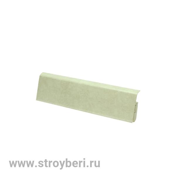 Плинтус со съемной панелью ROYCE 80 мм 341 Кварц белый 2.2