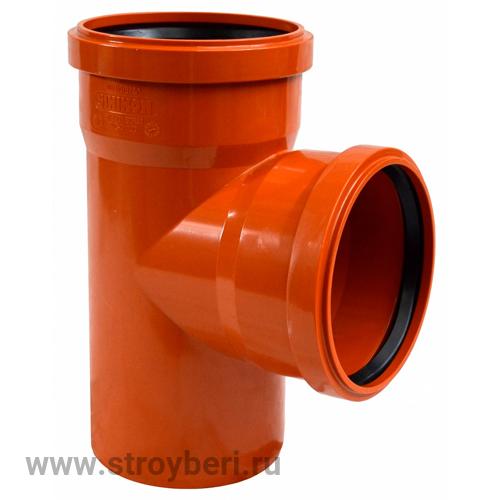 НАРУЖ 110 тройник на 110 угол 87,5 ПП ПОЛИТЭК