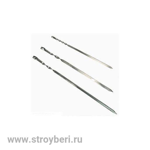 5476 Шампур 610*1,5*10мм плоский, нержавеющая сталь