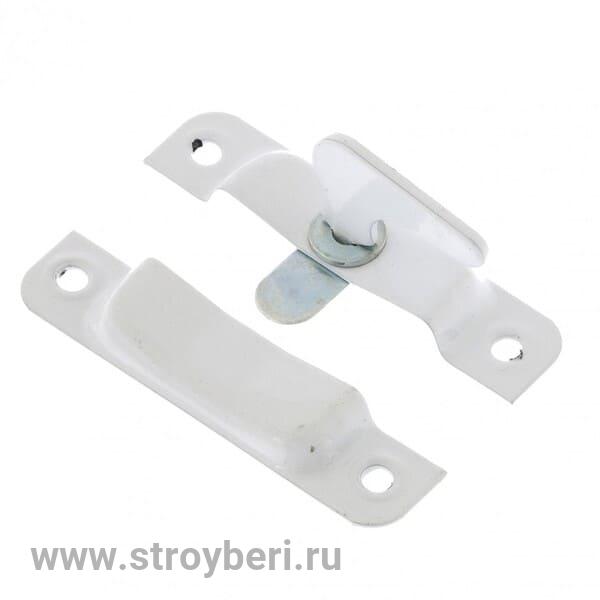 Завертка накладная ЗФ2 белая /200/ Металлист 07831