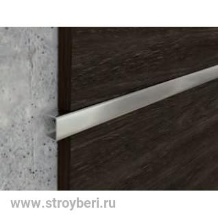 Разделительный профиль 20 мм для кафеля высотой 8мм, полир.нерж.сталь ПП 04-8НСП.2700.001