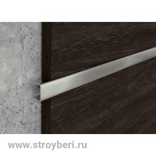 Разделительный профиль 25 мм для кафеля высотой 8мм, полир.нерж.сталь ПП 05-8НСП.2700.001