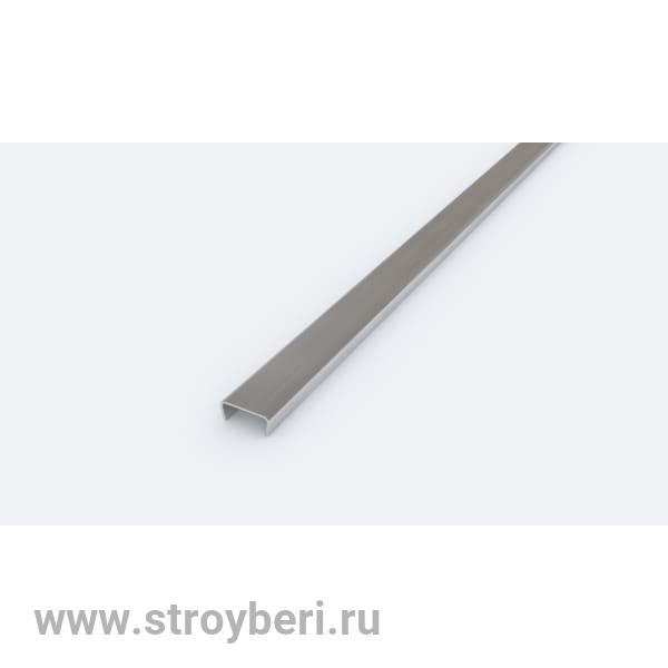 Разделительный профиль для кафеля, 25мм, полир.нерж.сталь - ПП 25НСП.2700.001