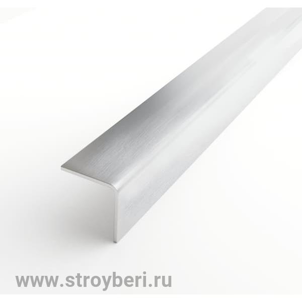 Профиль угловой 10х10, наружний, полир.нерж.сталь ПУ 10НСП.2700.001
