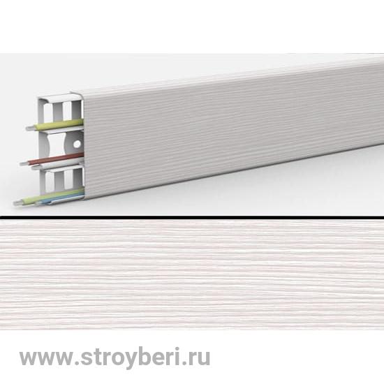 Наличник с кабель-каналом ИДЕАЛ ДЕКОНИКА 255 Ясень бьянко 70мм 2.2