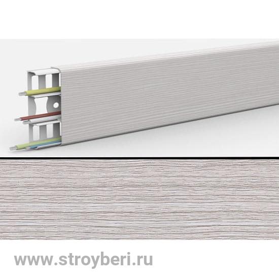 Наличник с кабель-каналом ИДЕАЛ ДЕКОНИКА 253 Ясень серый 70мм 2.2