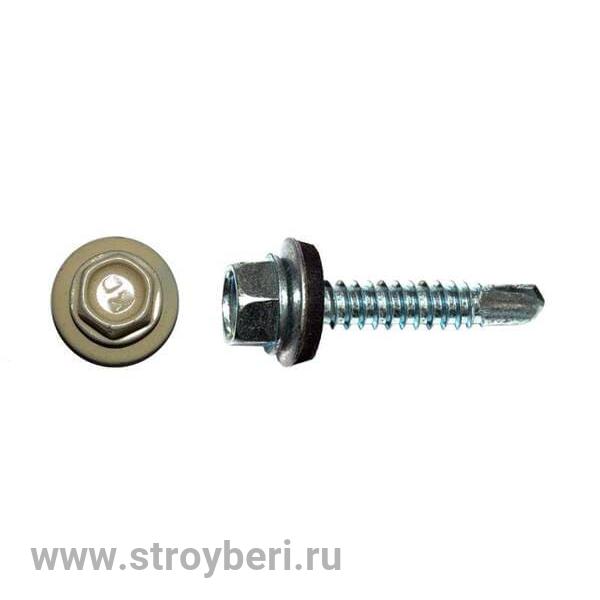 Саморез кровел. цв. RAL1014 слон. кость 5,5\25 (200) ЦБ