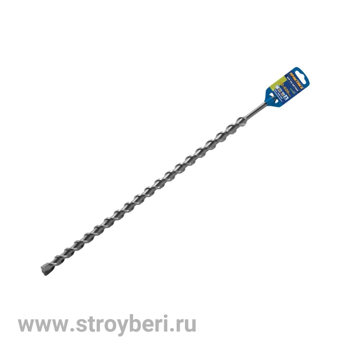 038-104 Бур SDS-plus ПРАКТИКА 22 х 550/600 мм серия 'Профи' по бетону