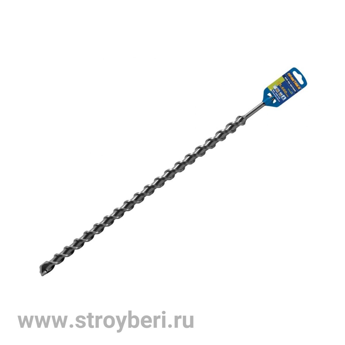 038-135 Бур SDS-plus ПРАКТИКА 25 х 550/600 мм серия 'Профи' по бетону