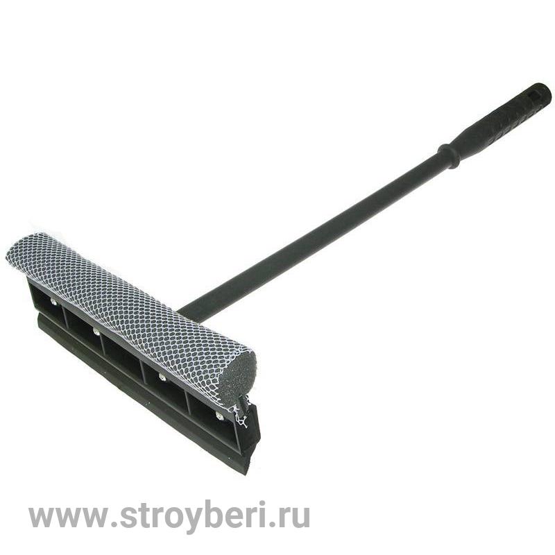 Окномойка с ручкой 25см 45см Умничка черная 10503-10