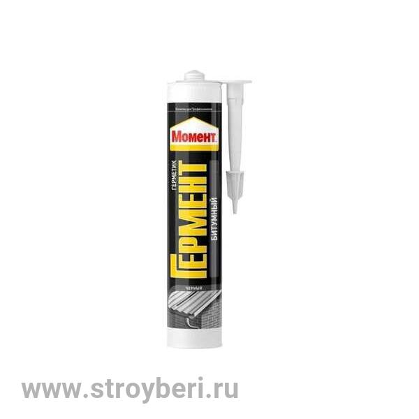 3002692 Герметик Битумный ''Момент ГЕРМЕНТ'' (черный), 300 мл