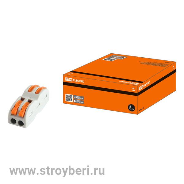 SQ0527-0041 Соединительная проходная клемма СК-412-2 (2,5мм2) TDM