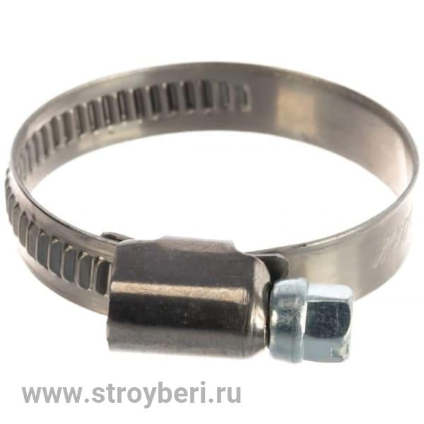 Хомут червячный 25*40 мм W2 НЕРЖ