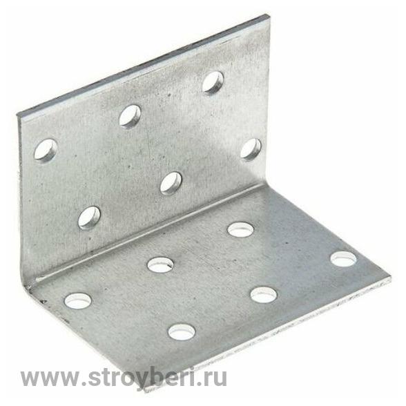 40х40х80 ОЦ. Крепежный уголок равносторонний