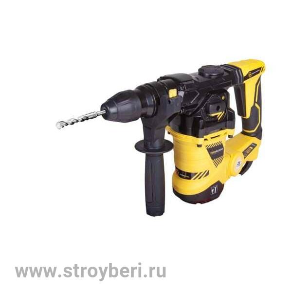 HRH1532RE Перфоратор SDS+ 1500Вт, 3 реж, 6Дж, 0-4500уд/мин, 0-850об/мин, max d=32мм,Hanskonner