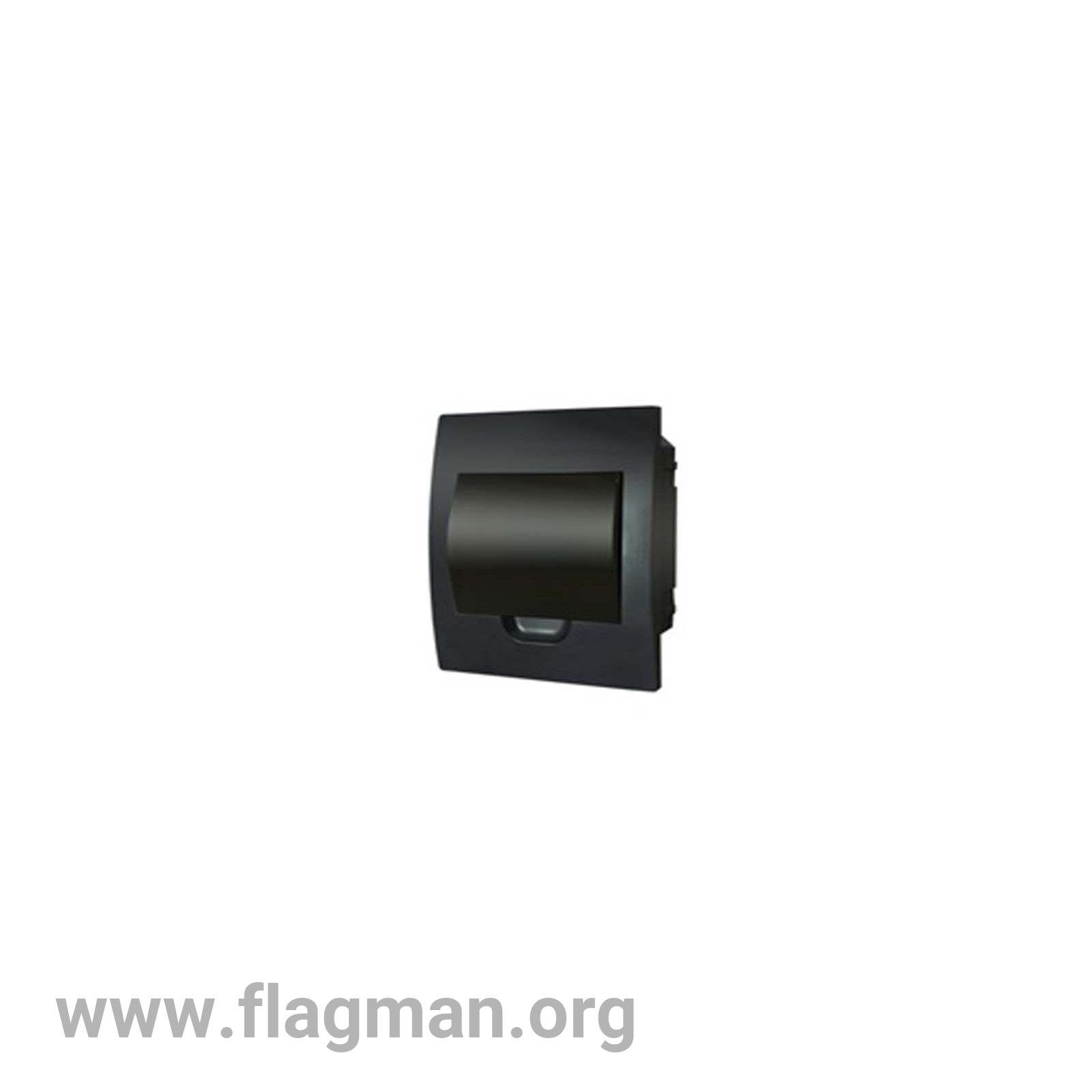 SQ0902-1001 Бокс ЩРВ-П-6 модулей встраиваемый пластик IP41, Антрацит TDM