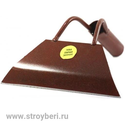 Тяпка самозаточная 230*115*95мм коричневая, без черенка (порошок)