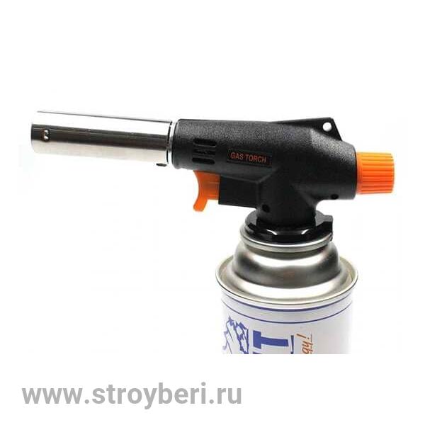 4-042 Горелка газовая пьезо черная/синяя 4-042