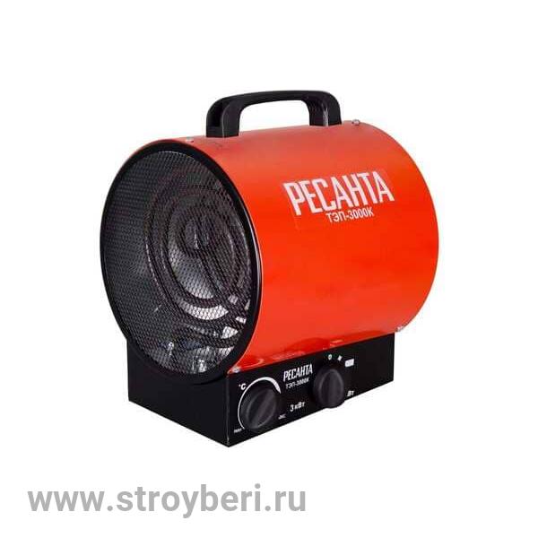 Тепловая электрическая пушка ТЭП-3000К (круглая) Ресанта