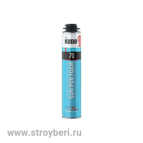 KUPHP10U70 Пена полиуретановая монтажная профессиональная KUDO HOME 70 ВСЕСЕЗОННАЯ 1000 мл