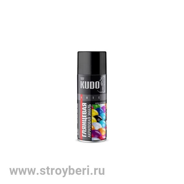 KU-A3020 Аэрозольная акриловая краска КУДО RAL 3020 красная высокоглянцевая 0.52л