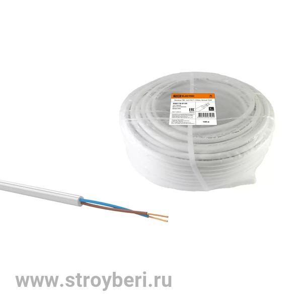 SQ0118-0129 Провод ПВС 2х4 ГОСТ (100м), белый TDM