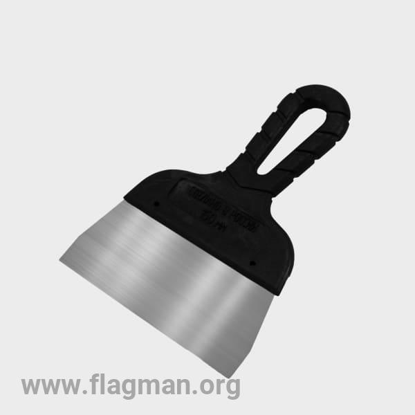 311-0250 Шпатель с черной ручкой нерж.сталь 250 мм 'B.E.' (20шт/уп)