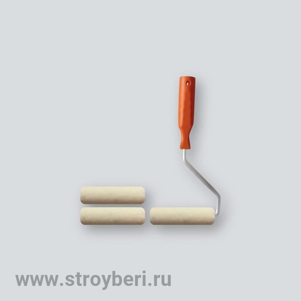 556-4055 Валик 60 мм, велюр + запаска, ручка 60 мм, 'В.Е. mini' (20шт/уп)Д