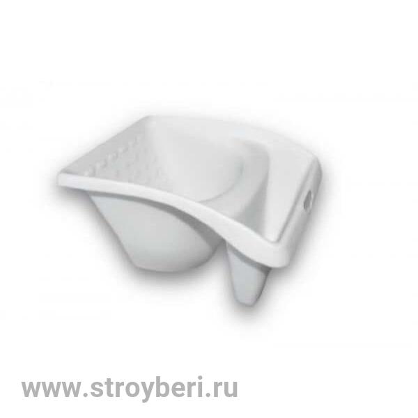 670-2207 Ковш для краски 1,2л 180х125х225мм,белый (д/мини-валиков и кистей до 100мм),серия 'W.E.minД