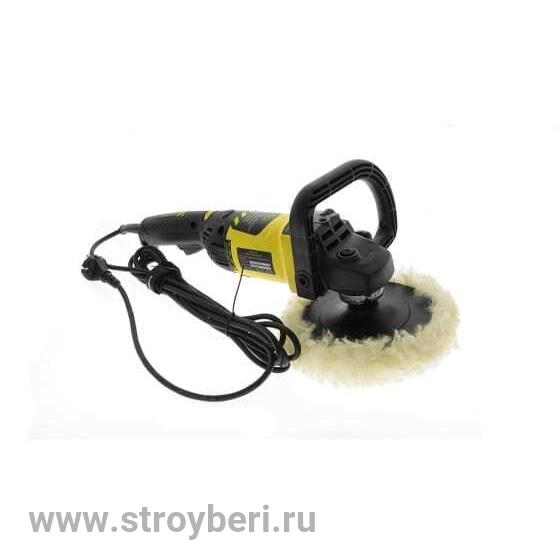 HAG918CP Полировальная машина 180мм,1400Вт,константная эл-ка,рег.обор,доп.D-рукоять,Hanskonner